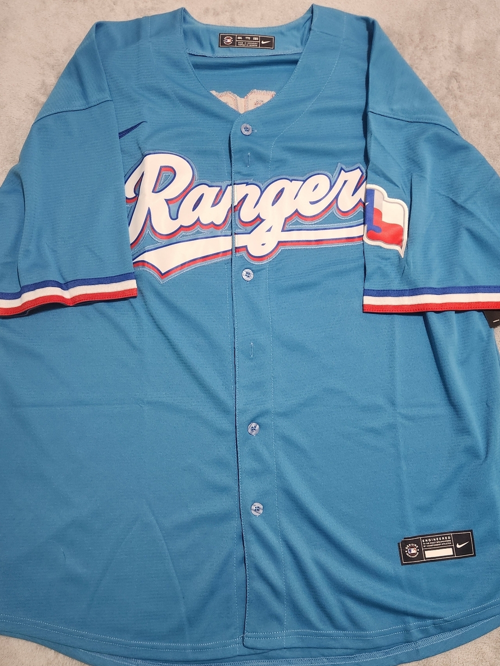 A. Garcia Rangers Jersey